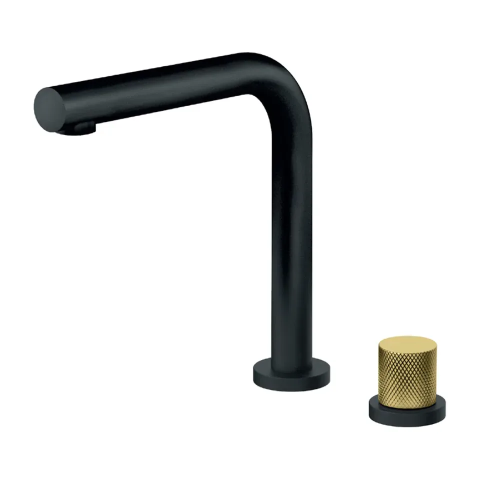 Baterija za lavabo Rosan S2 Black&Gold dark black visoka / jednoručna