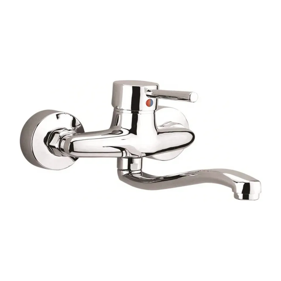 Baterija za sudoperu Capo Casa Delta hrom zidna 200 mm