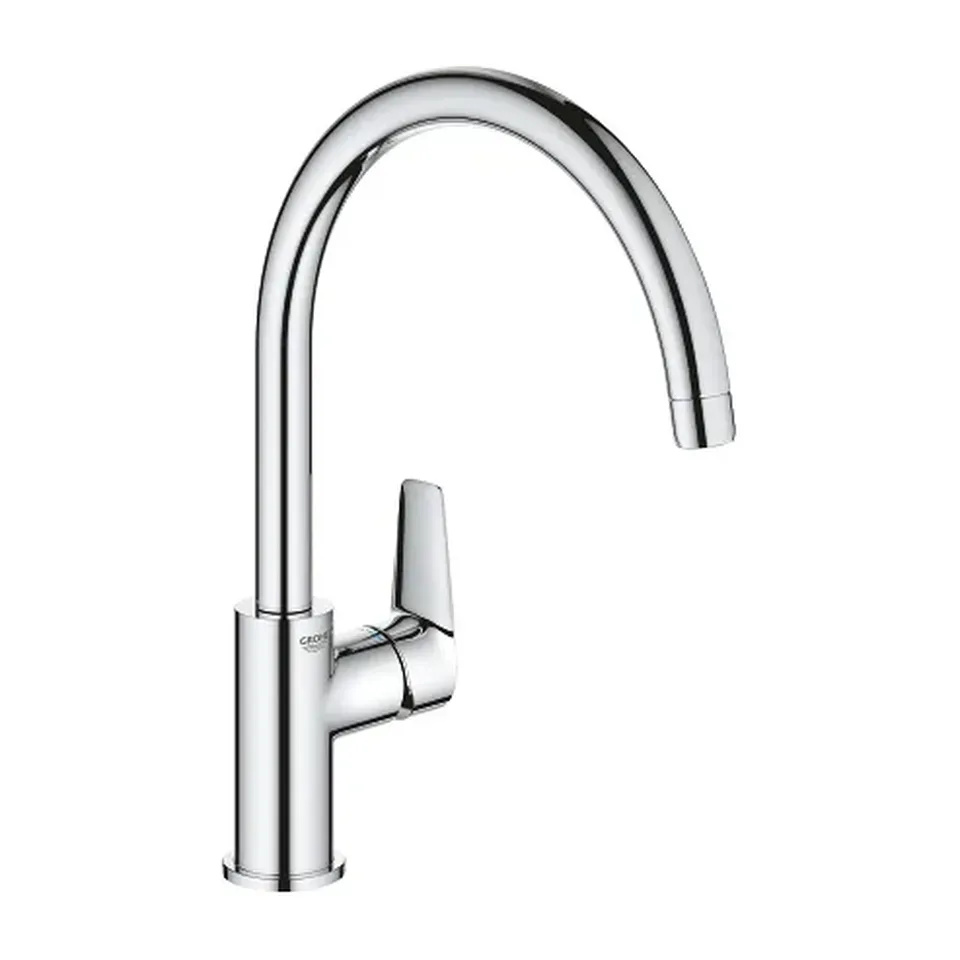 Baterija za sudoperu Grohe BauEdge visoka izlivna cev