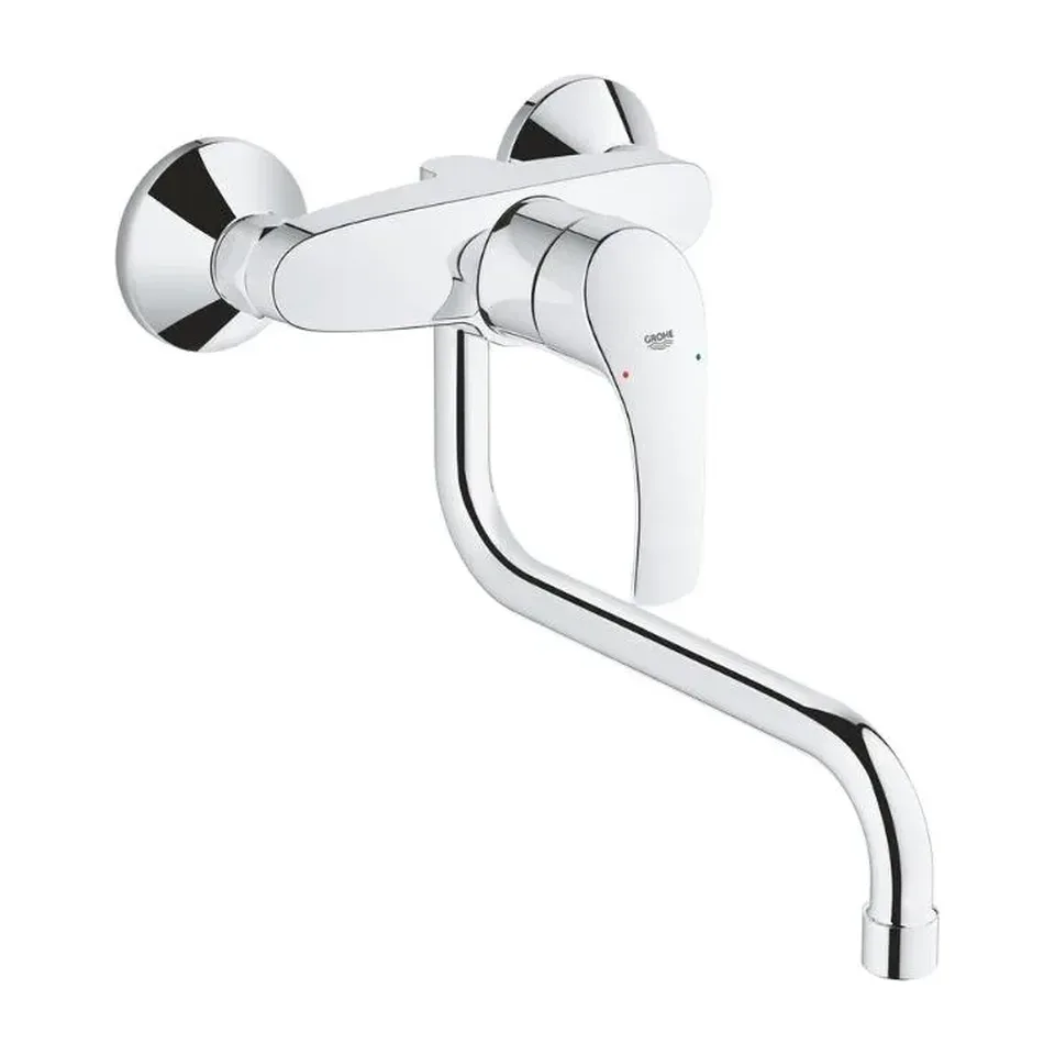 Baterija za sudoperu Grohe Eurosmart hrom zidna