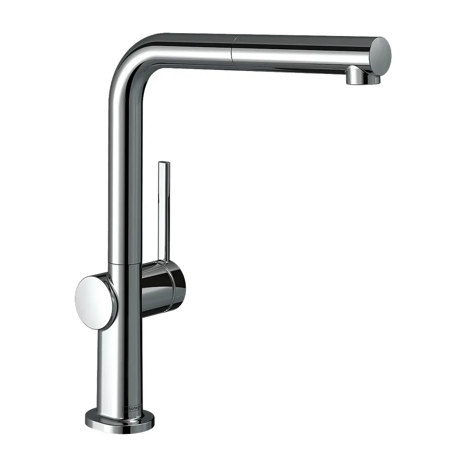 Baterija za sudoperu Hansgrohe Talis M54 270 000 hrom sa izvlačnim tušem