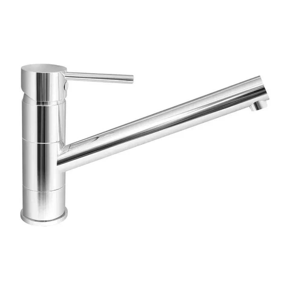 Baterija za sudoperu Minotti Tubo hrom pravi izliv / 2 cevi