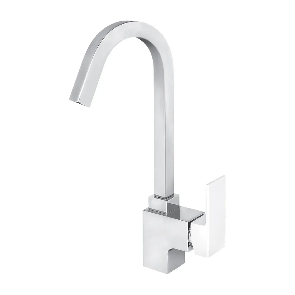 Baterija za sudoperu Rosan Quadro White Edition bela za niskopritisni bojler