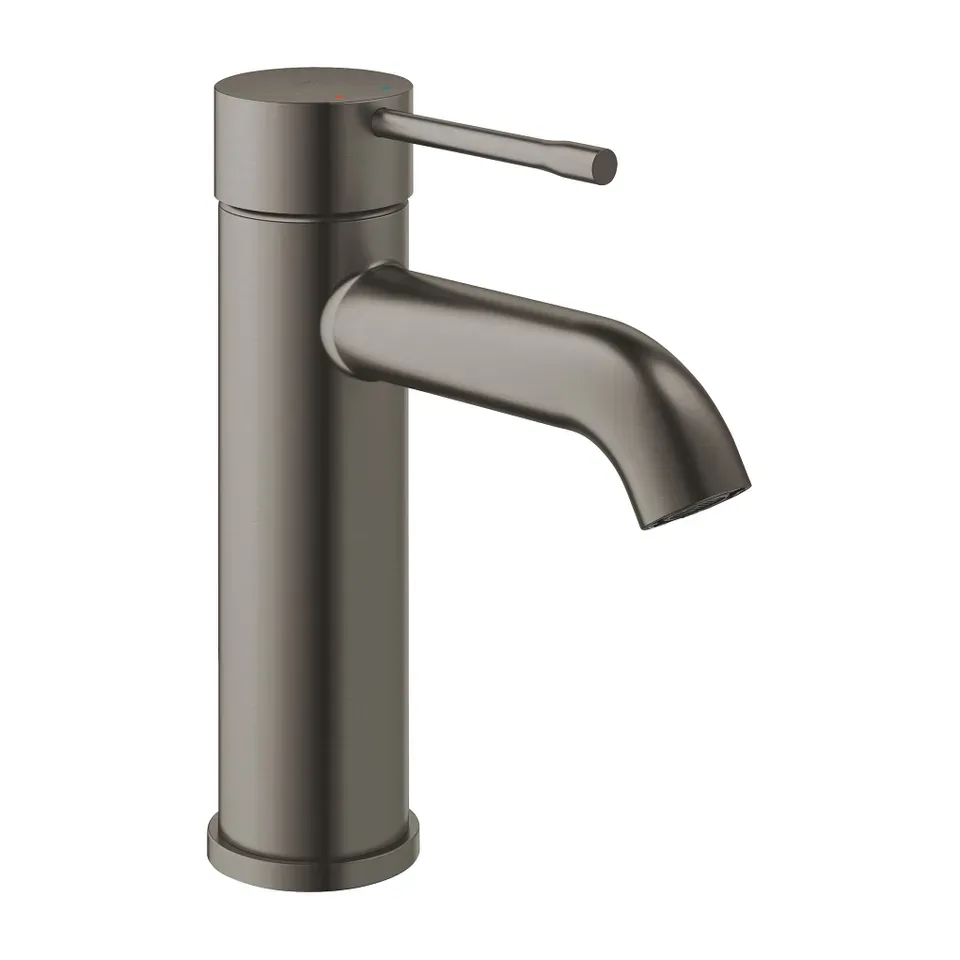 Baterija za umivaonik Grohe Essence AL1 brushed hard graphite S / bez podsklopa