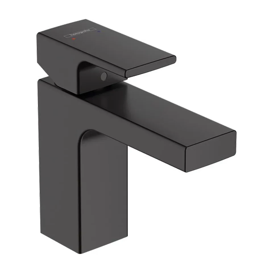 Baterija za umivaonik Hansgrohe Vernis Shape 100 670 mat crna sa podsklopom