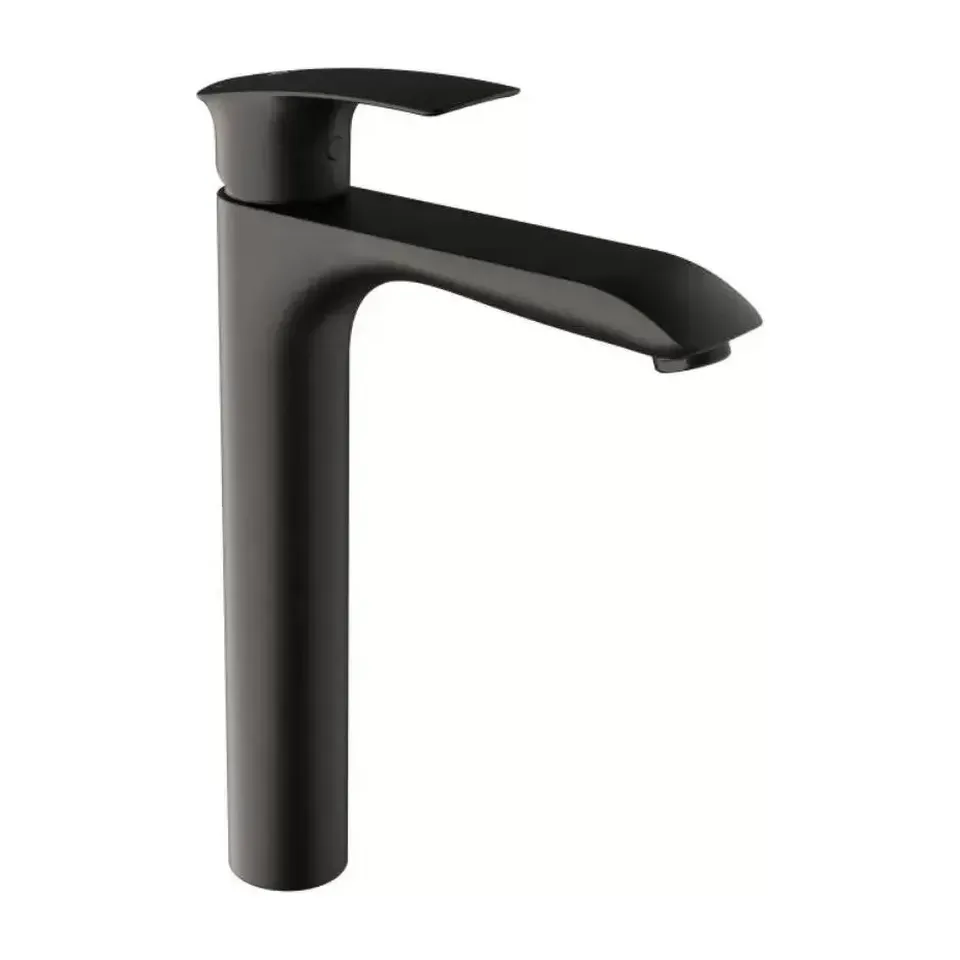 Baterija za umivaonik Herz Elite Black crna visoka