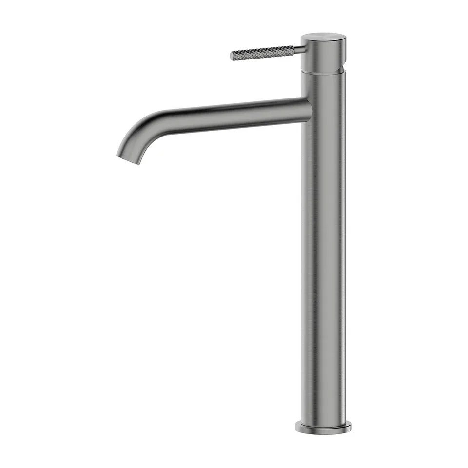 Baterija za umivaonik Herz Luma gun metal visoka