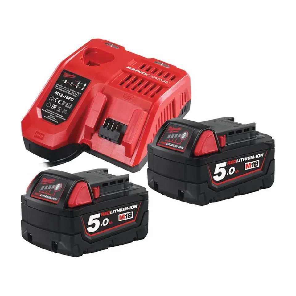 Baterije i punjač Milwaukee M18 18V 5Ah