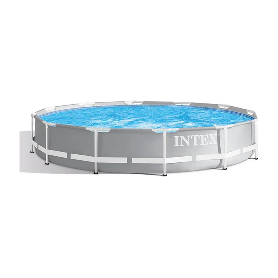 Bazen sa konstrukcijom Intex Prism Frame siva 3.66 x 0.76 m