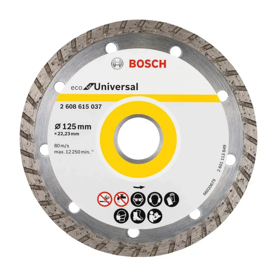 Dijamantska rezna ploča Bosch ECO for Universal 125 mm turbo