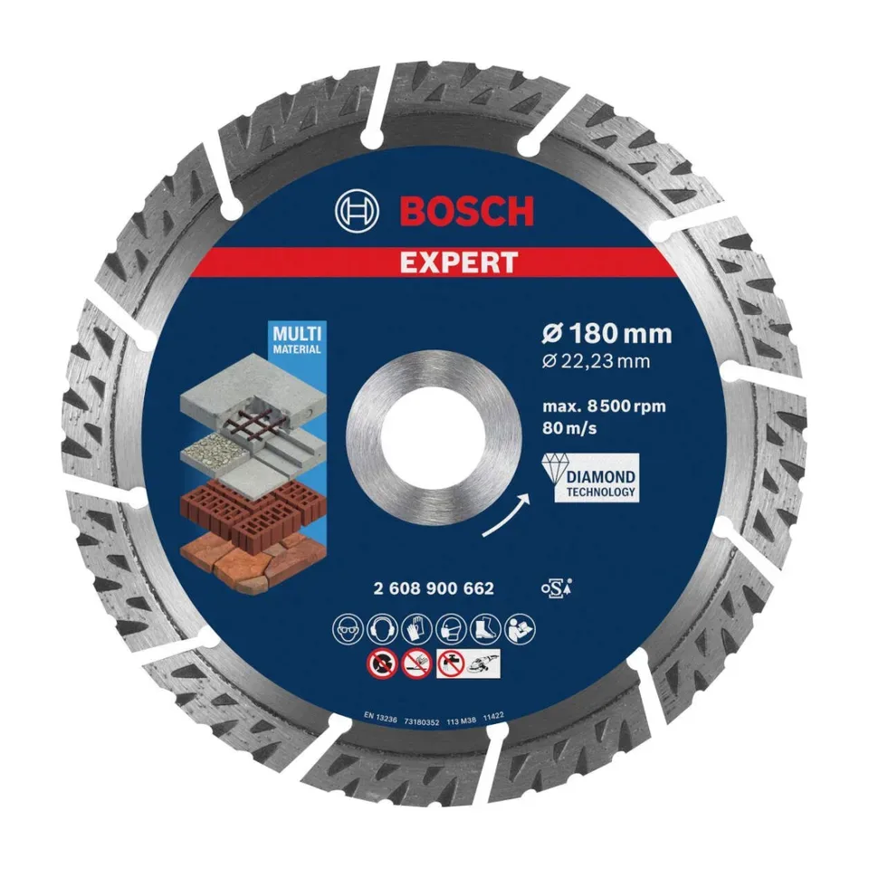 Dijamantska rezna ploča Bosch EXPERT MultiMaterial 180 mm