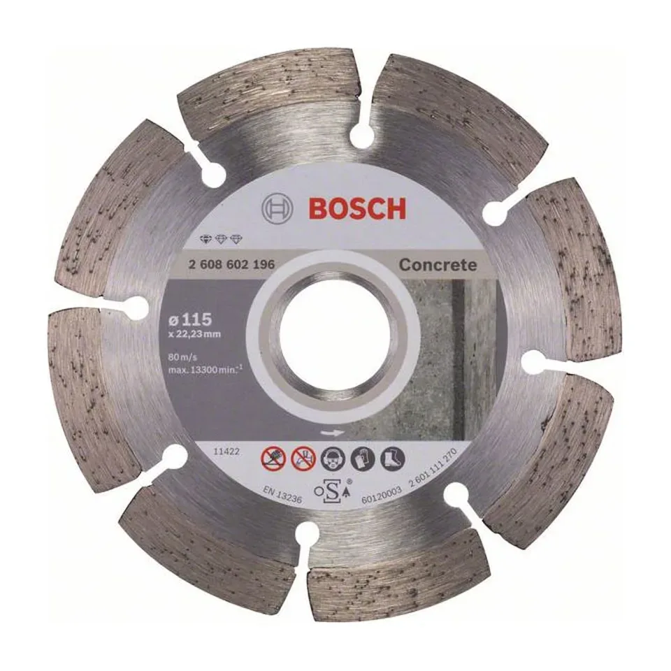 Dijamantska rezna ploča Bosch Standard for Concrete 115 x 22,23 x 1,6 x 10 mm