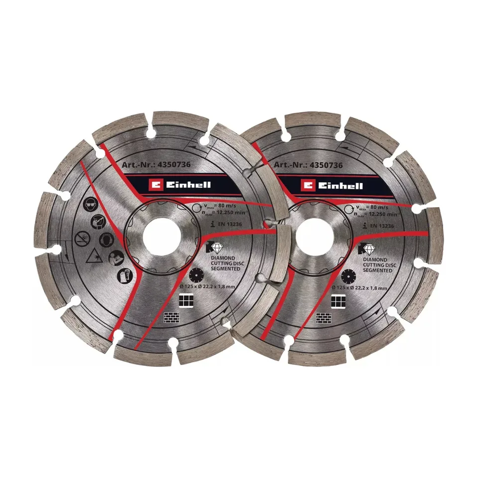 Dijamantski rezni list Einhell 125 mm 4350736, 2 kom