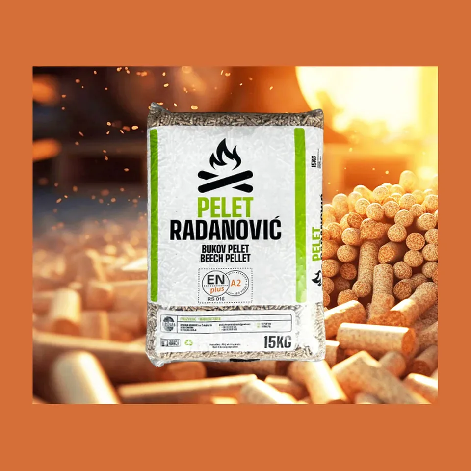 Drveni pelet Radanović 100% bukva, 1050 kg