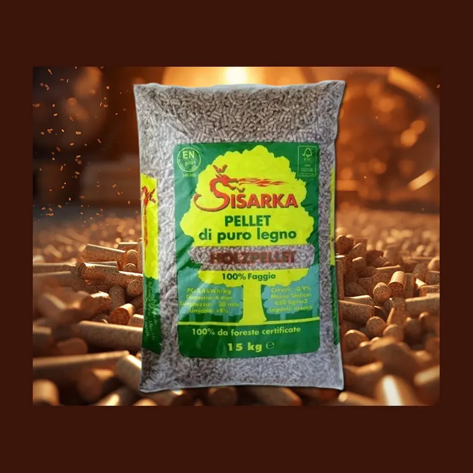 Drveni pelet Šišarka 100% bukva, 1000 kg