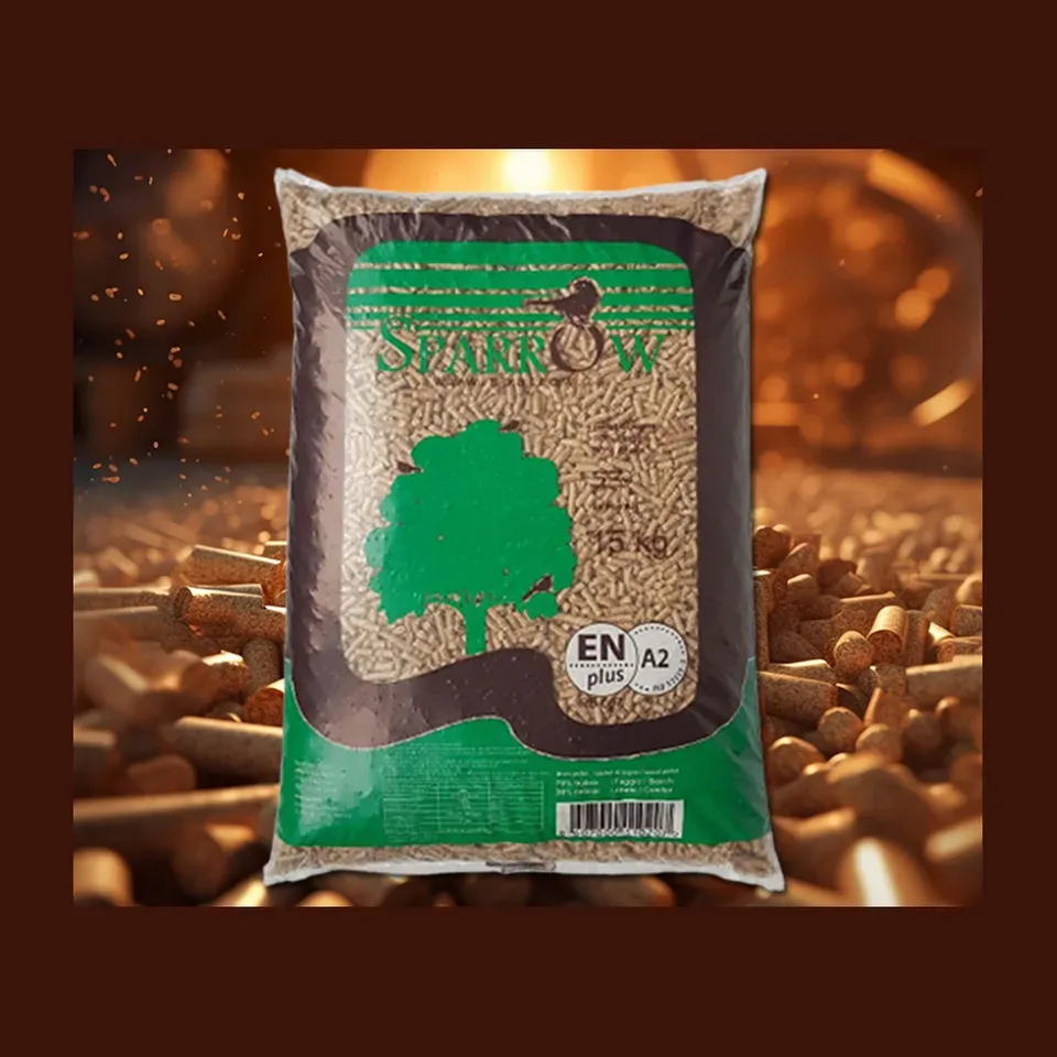Drveni pelet Sparrow 70% bukva 30% jela bez kore, 1000 kg