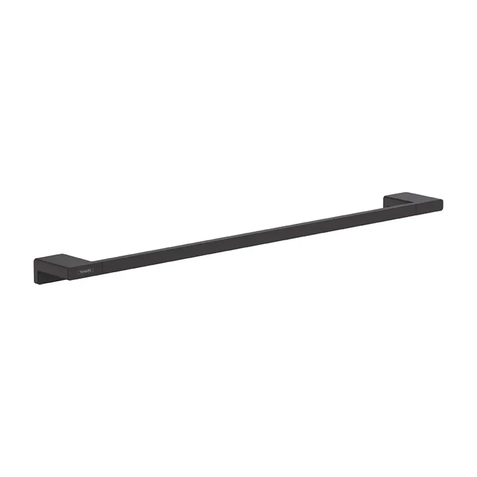 Držač peškira Hansgrohe AddStoris 670 crna mat 648 mm