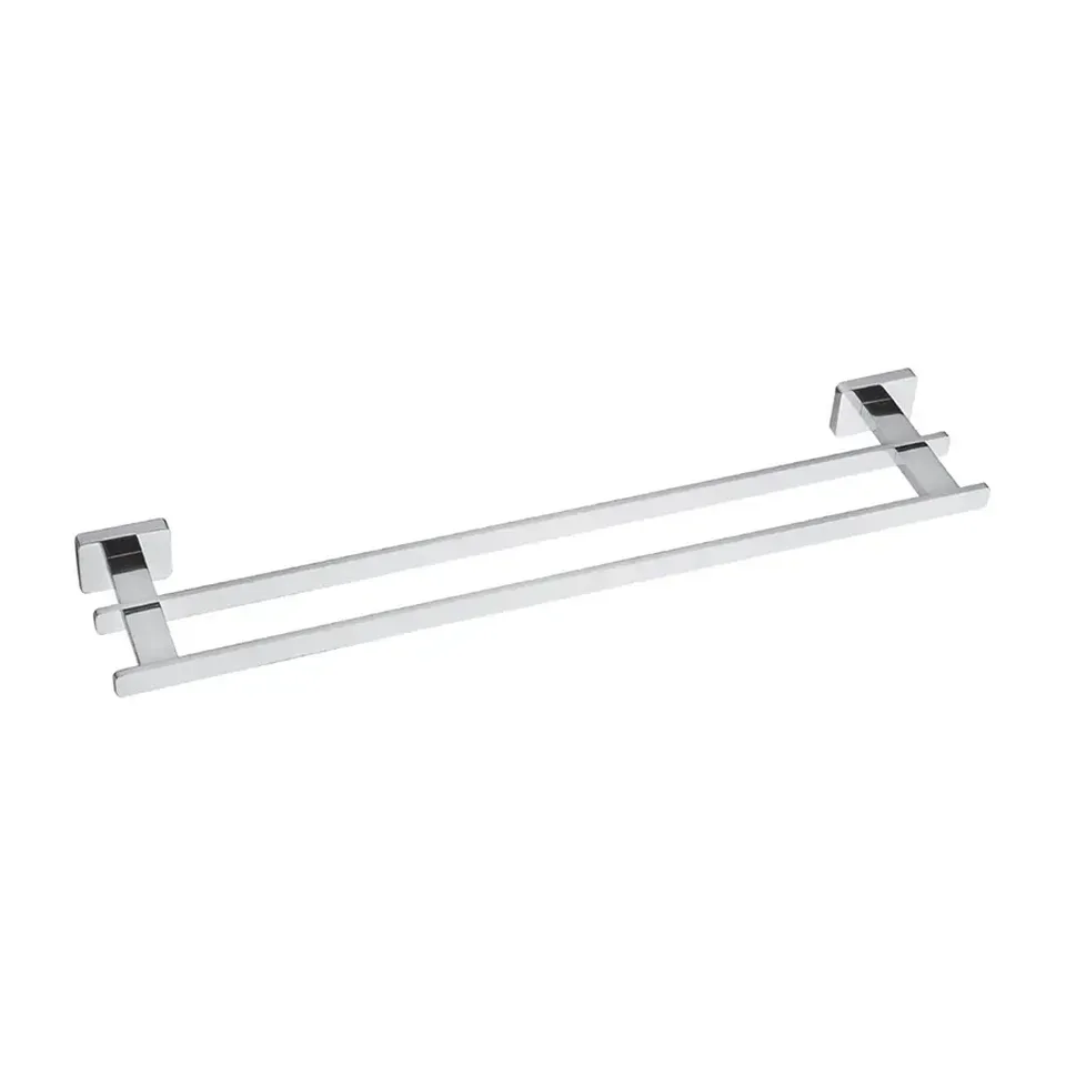 Držač peškira Rosan Quadro hrom dupli 60 cm