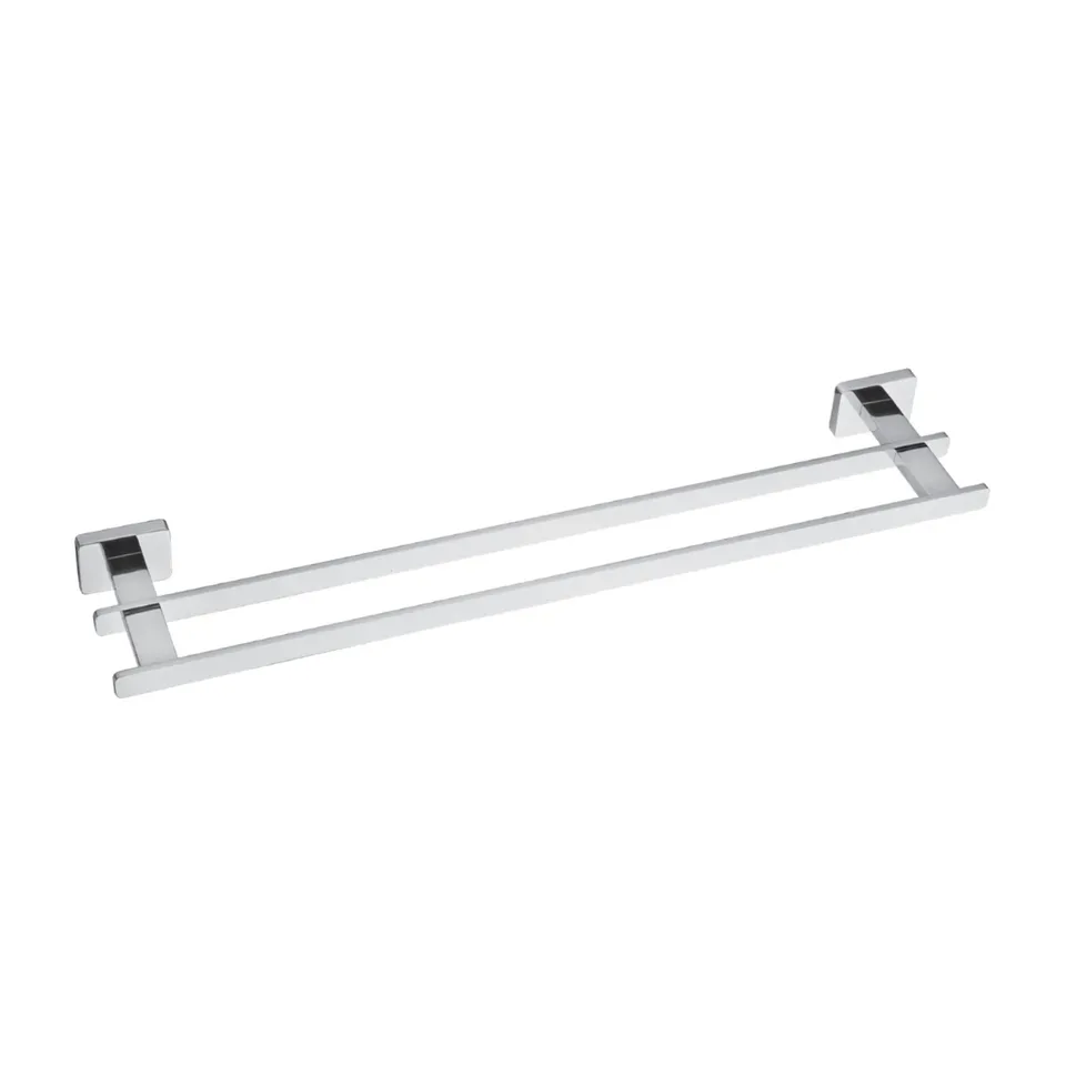 Držač peškira Rosan Quadro hrom dupli 60 cm