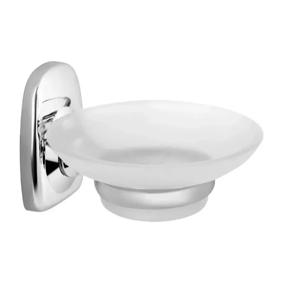 Držač sapuna Minotti 80600 hrom stakleni