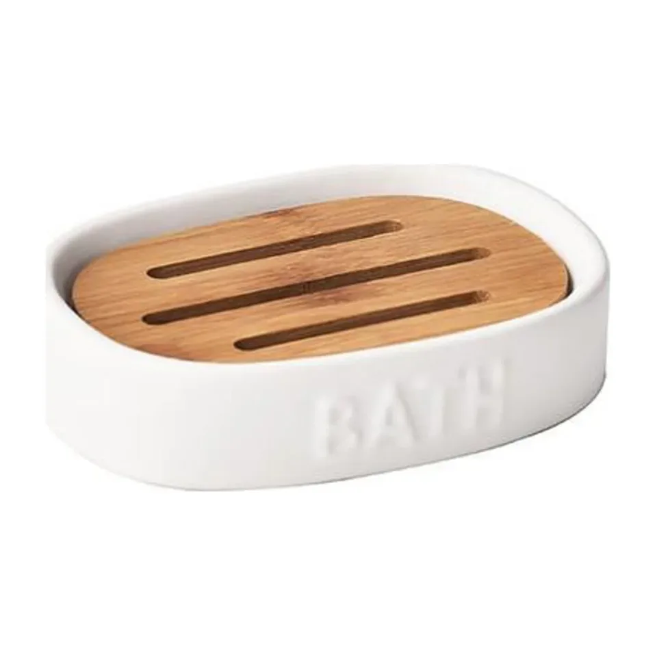 Držač sapuna Tendance Bath bela bambus