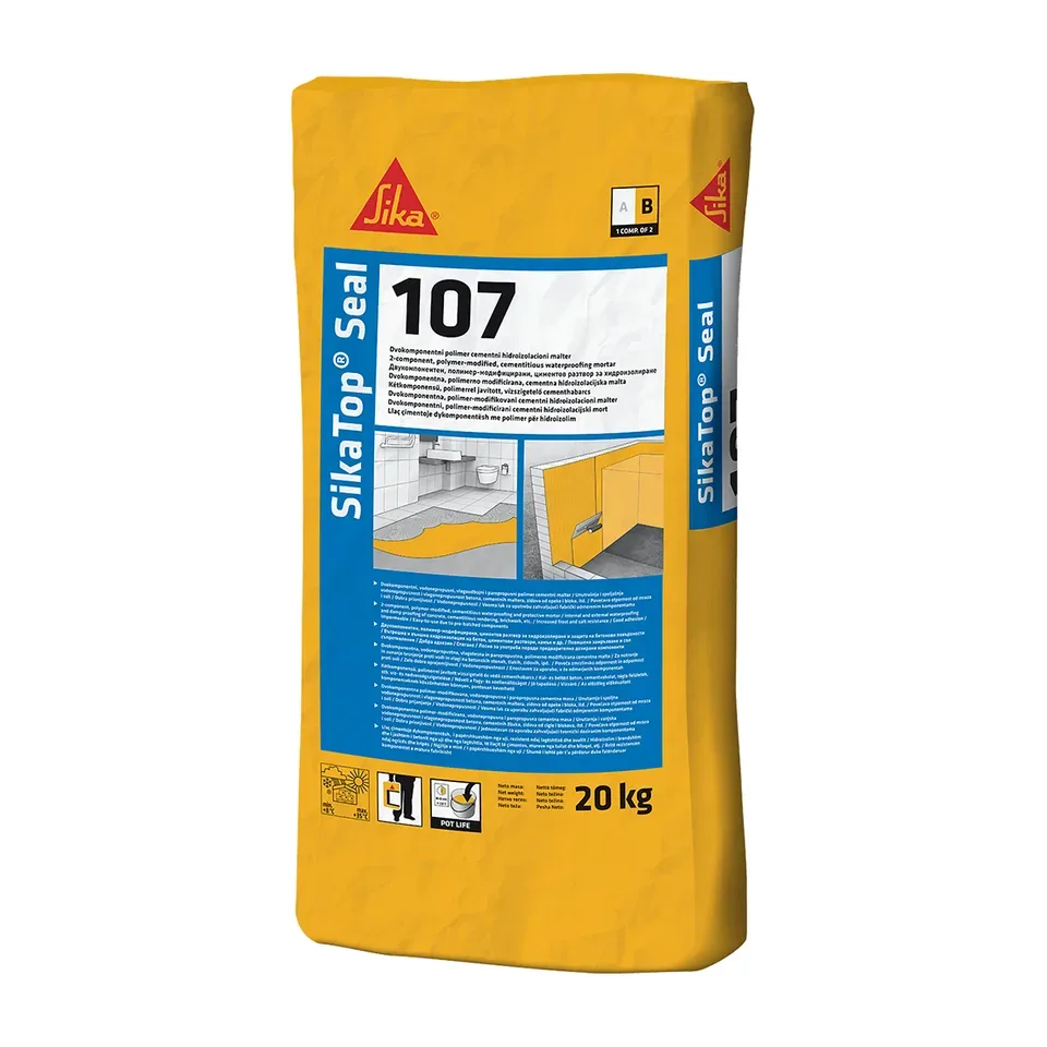 Dvokomponentna hidroizolacija Sika Top Seal-107 2K, 25 kg