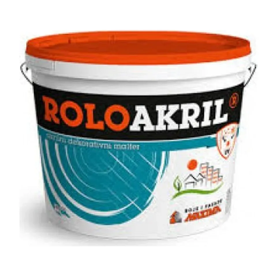 Fasadni malter Maxima Roloakril bela zaglađeni 1.5 mm, 25 kg