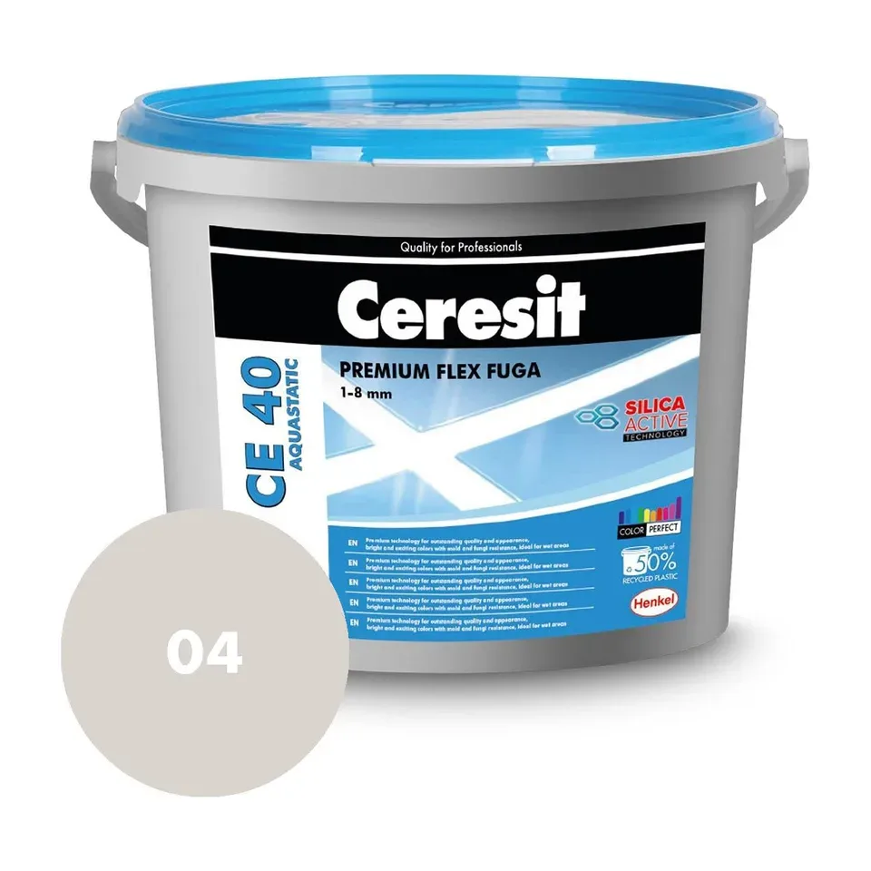 Fug masa Ceresit CE 40 4 silver, 2 kg