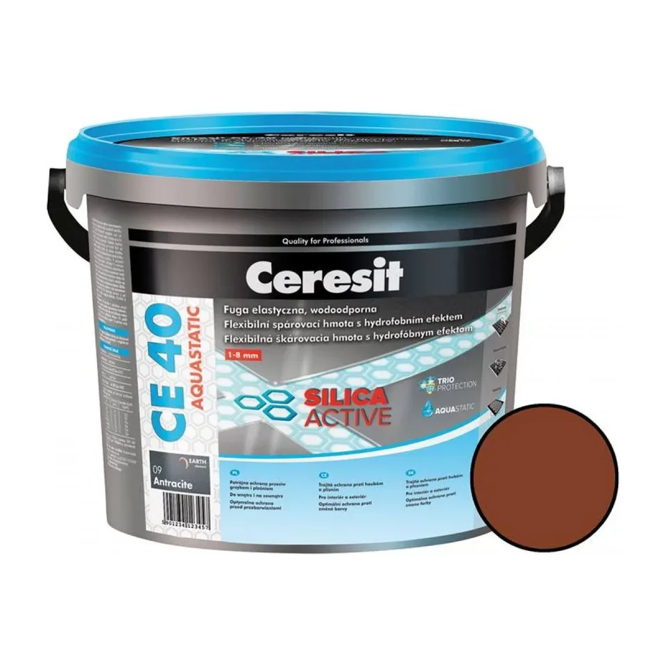 Fug masa Ceresit CE 40 55 terra zemlja braon do 8 mm, 2 kg