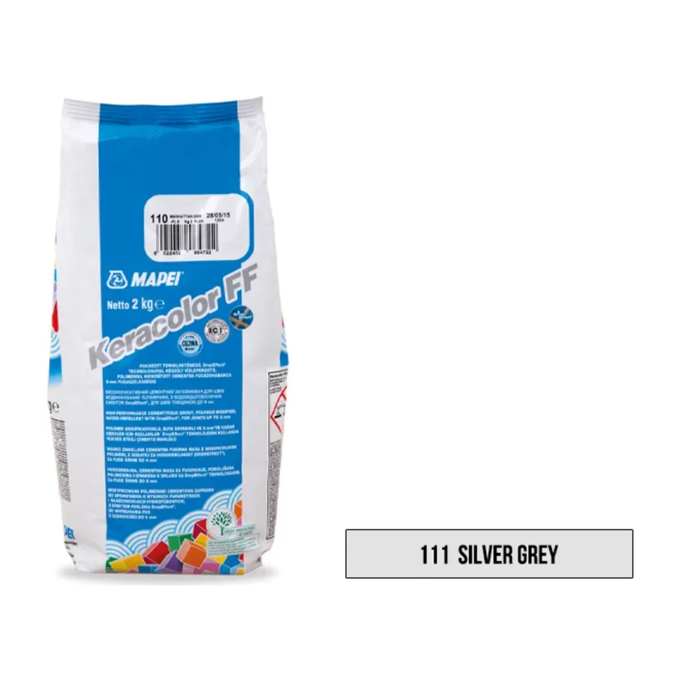 Fug masa Mapei Keracolor FF 111 silver grey CG2WA, 2 kg