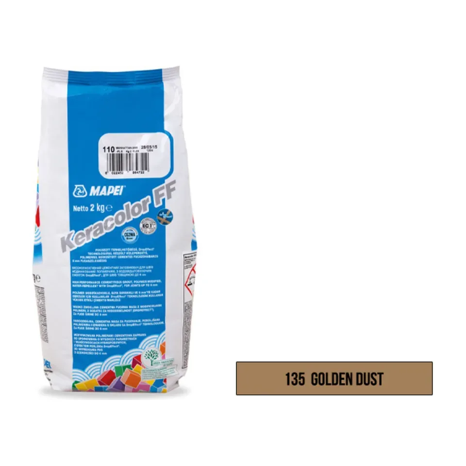 Fug masa Mapei Keracolor FF 135 golden dust do 6 mm, 2 kg