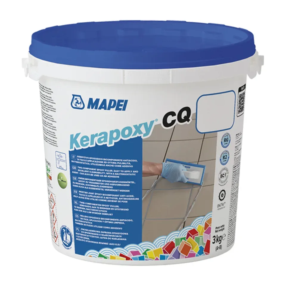 Fug masa Mapei Kerapoxy CQ 100 bela epoksidna, 10 kg