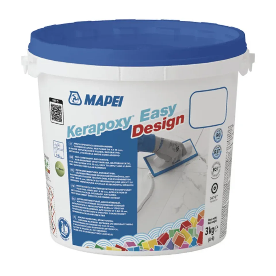 Fug masa Mapei Kerapoxy Easy Design 114 antracit epoksidna dvokomponentna, 3 kg