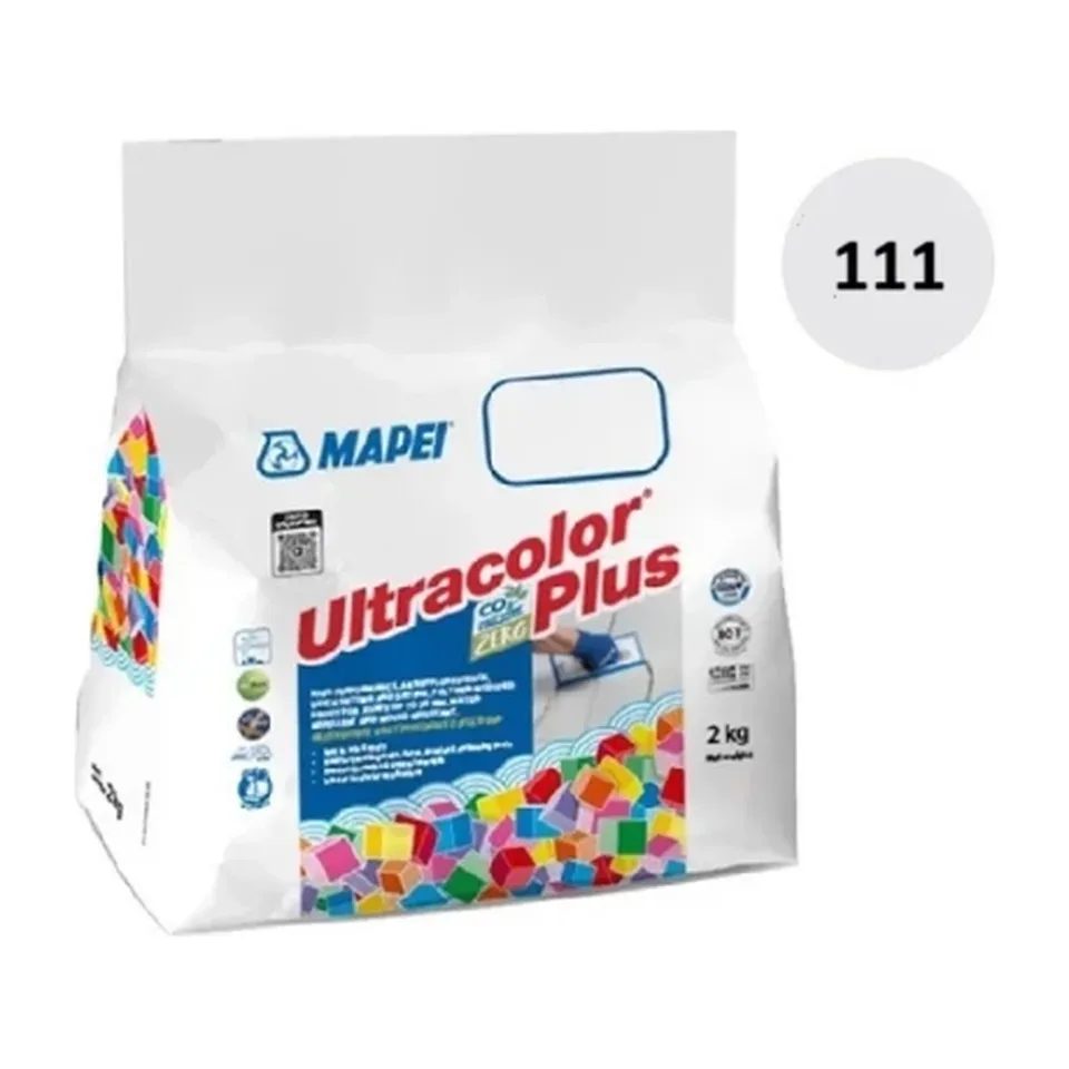 Fug masa Mapei Ultracolor Plus 111 srebrno siva CG2WA, 2 kg