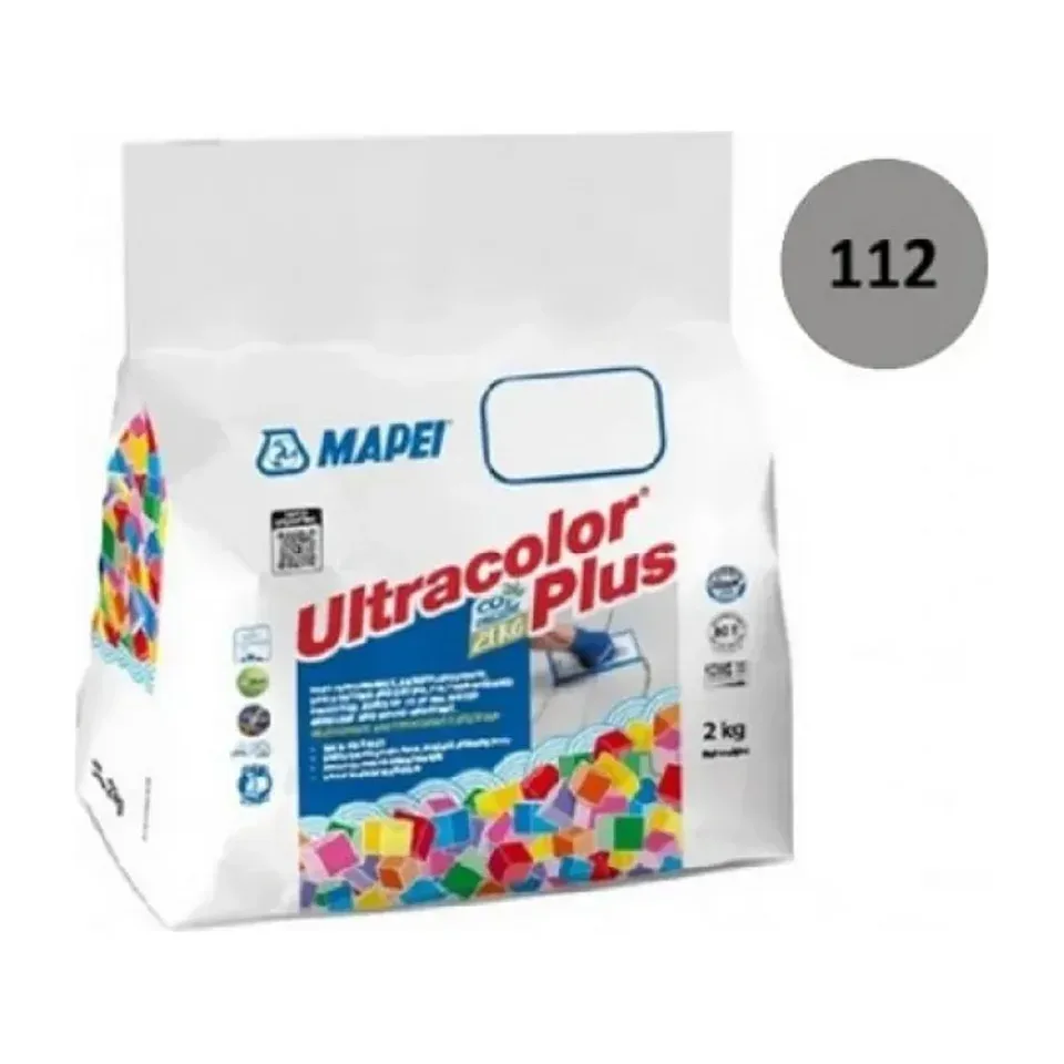 Fug masa Mapei Ultracolor Plus 112 medium grey CG2WA, 2 kg
