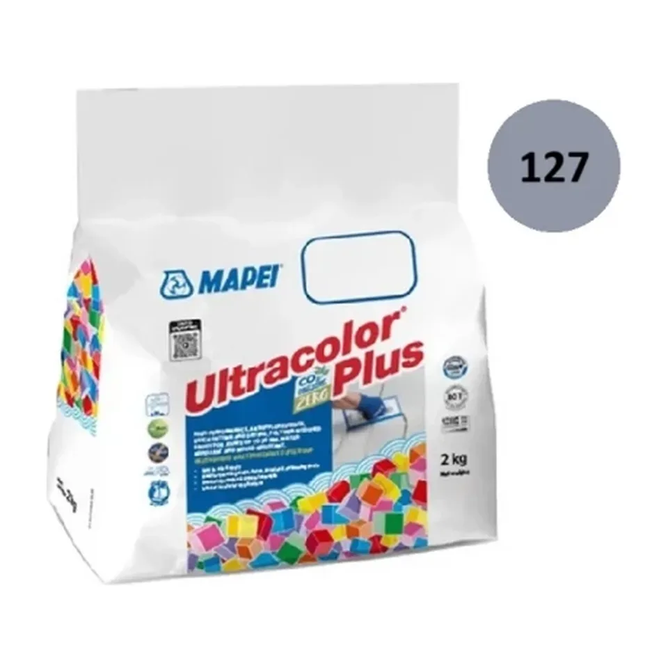 Fug masa Mapei Ultracolor Plus 127 artik siva CG2WA, 2 kg