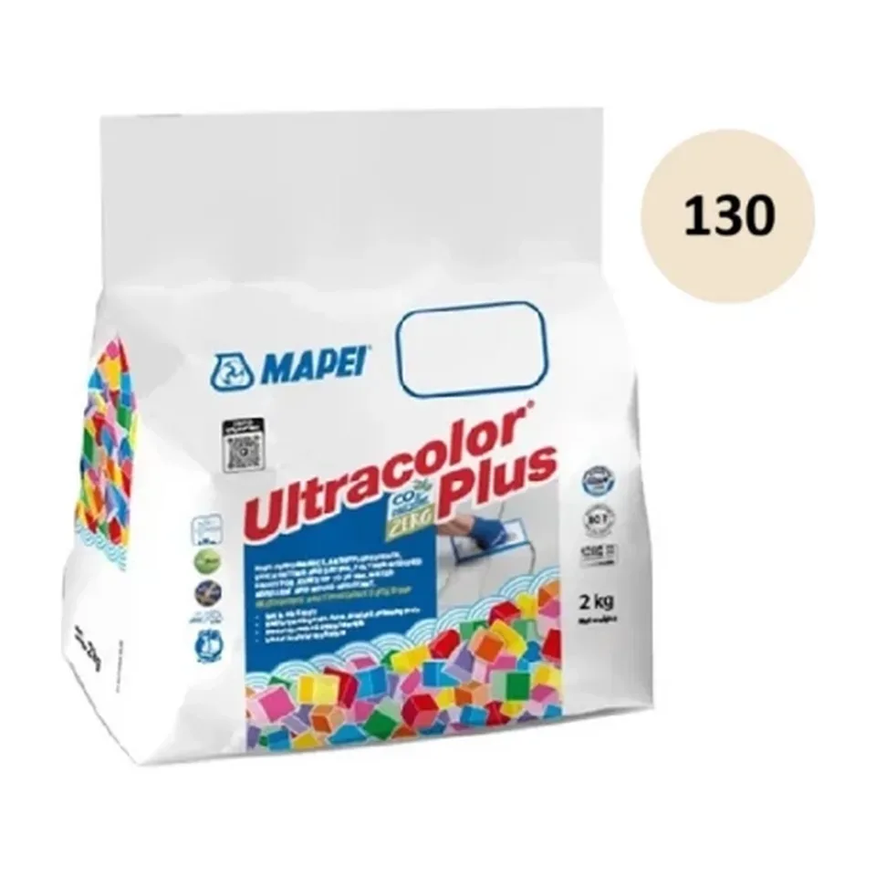 Fug masa Mapei Ultracolor Plus 130 jasmin CG2WA, 2 kg