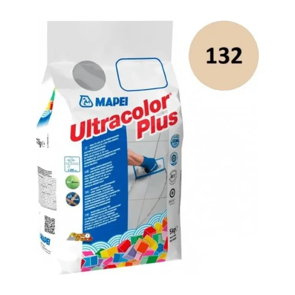 Fug masa Mapei Ultracolor Plus 132 5 kg, 5 kg