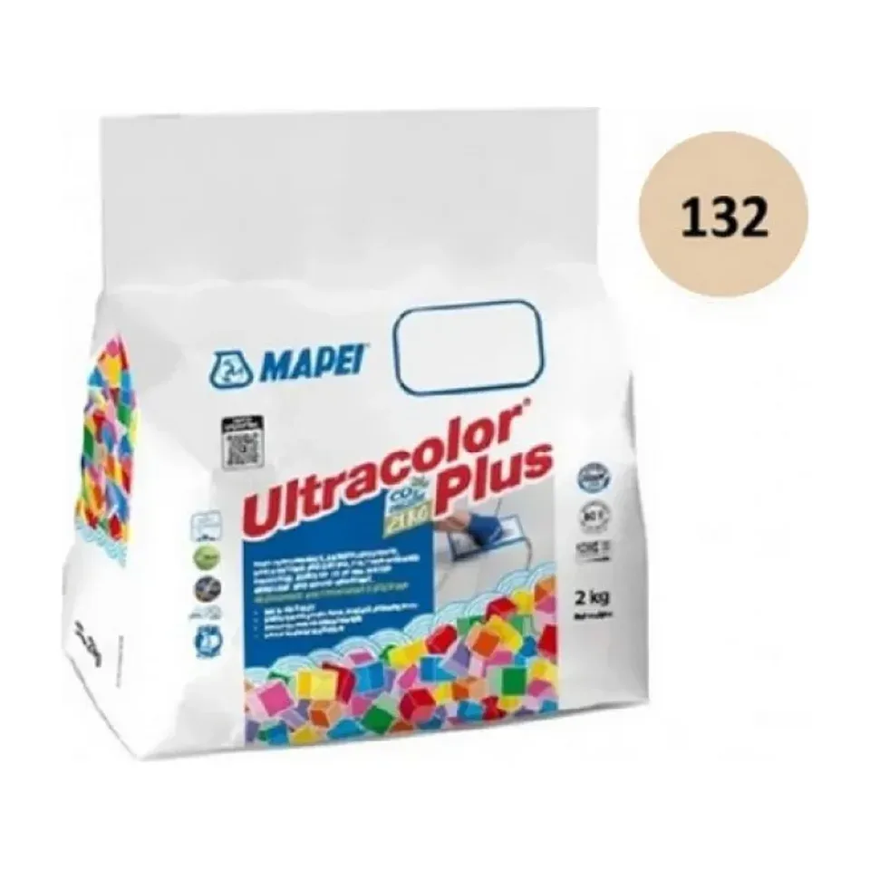 Fug masa Mapei Ultracolor Plus 132 beige 2000 CG2WA, 2 kg