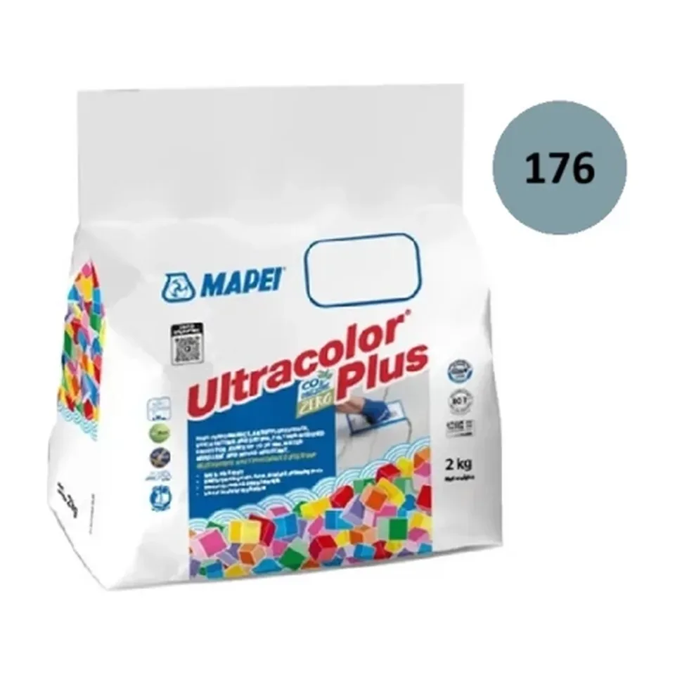 Fug masa Mapei Ultracolor Plus 176 sivo-zelena CG2WA, 2 kg