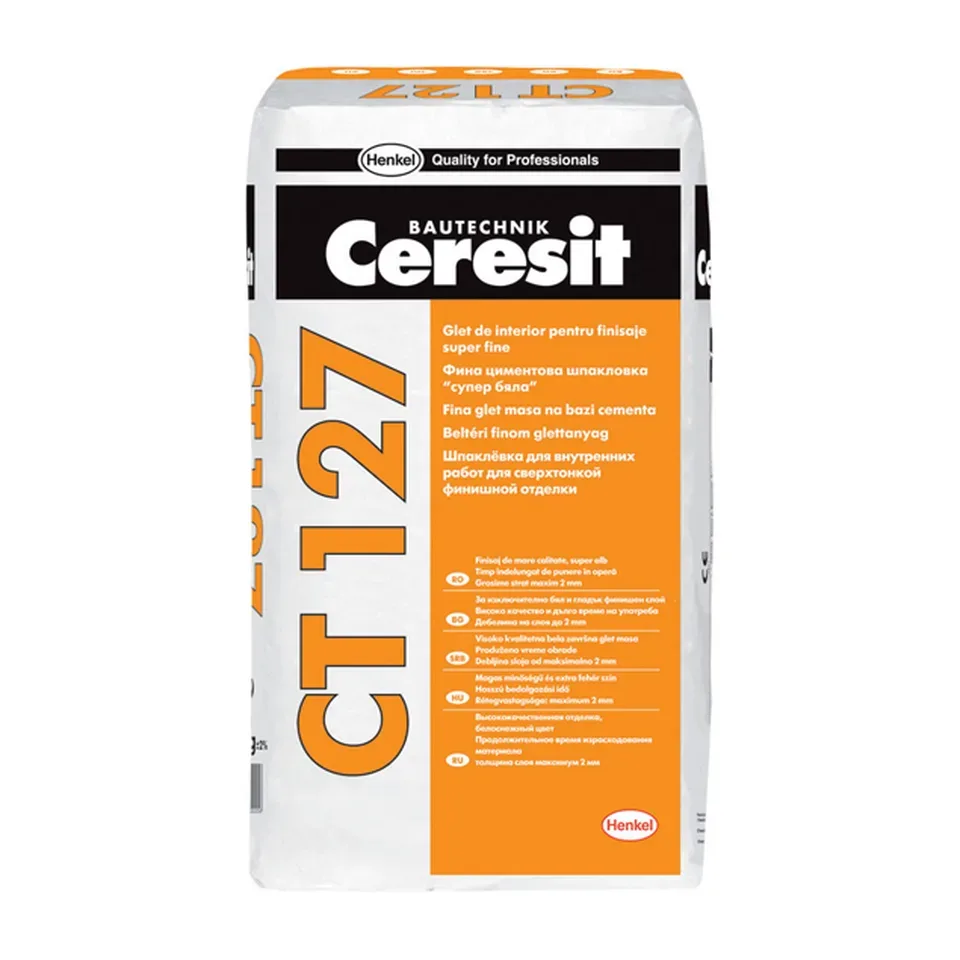 Glet masa Ceresit CT 127 bela 0-3mm, 25 kg