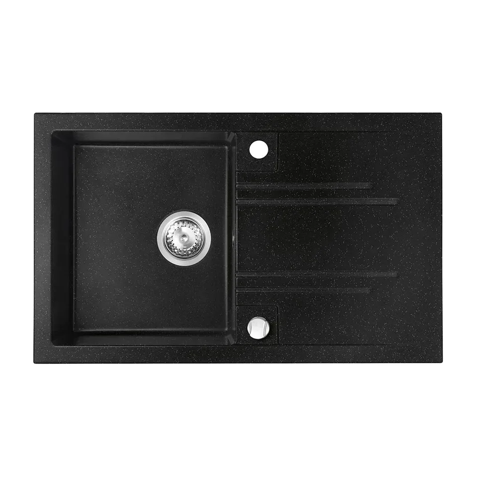 Granitna sudopera Ferro crna 78x48 cm DRGM48/78BA
