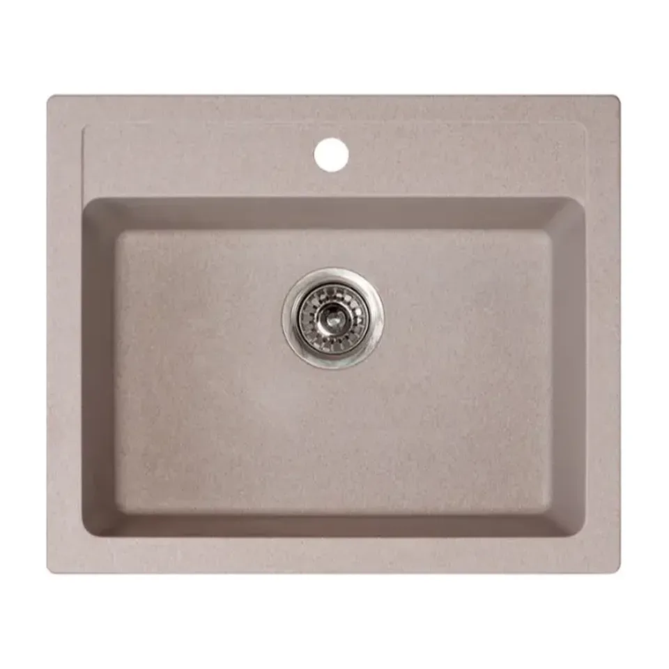 Granitna sudopera Metalac Quadro bež 60x50 cm
