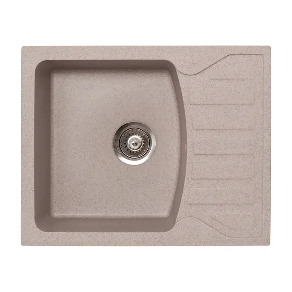 Granitna sudopera Metalac Quadro M bež 62x50 cm