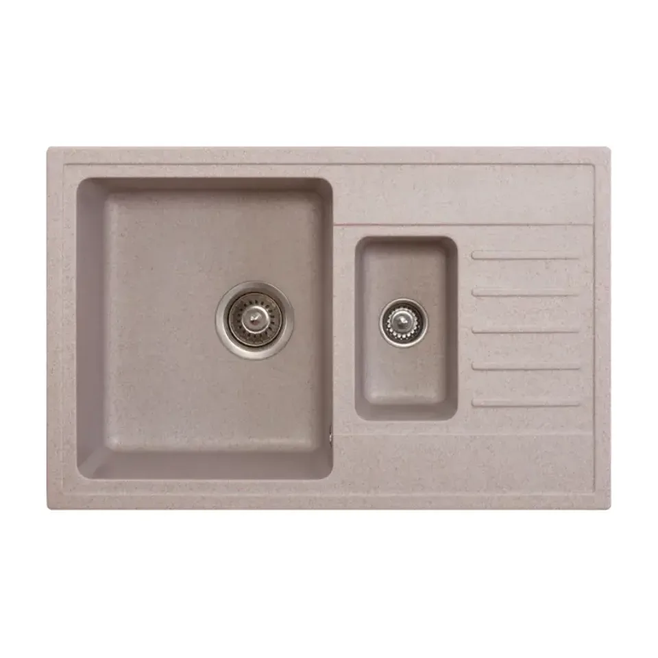 Granitna sudopera Metalac X Quadro bež 1.5D 78x50
