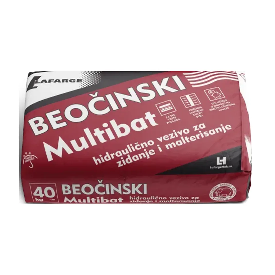 Hidraulično vezivo Lafarge Multibat, 40 kg