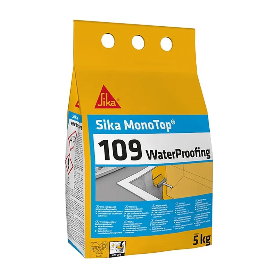 Hidroizolacioni malter Sika MonoTop-109 WaterProofing siva jednokomponentni, 5 kg