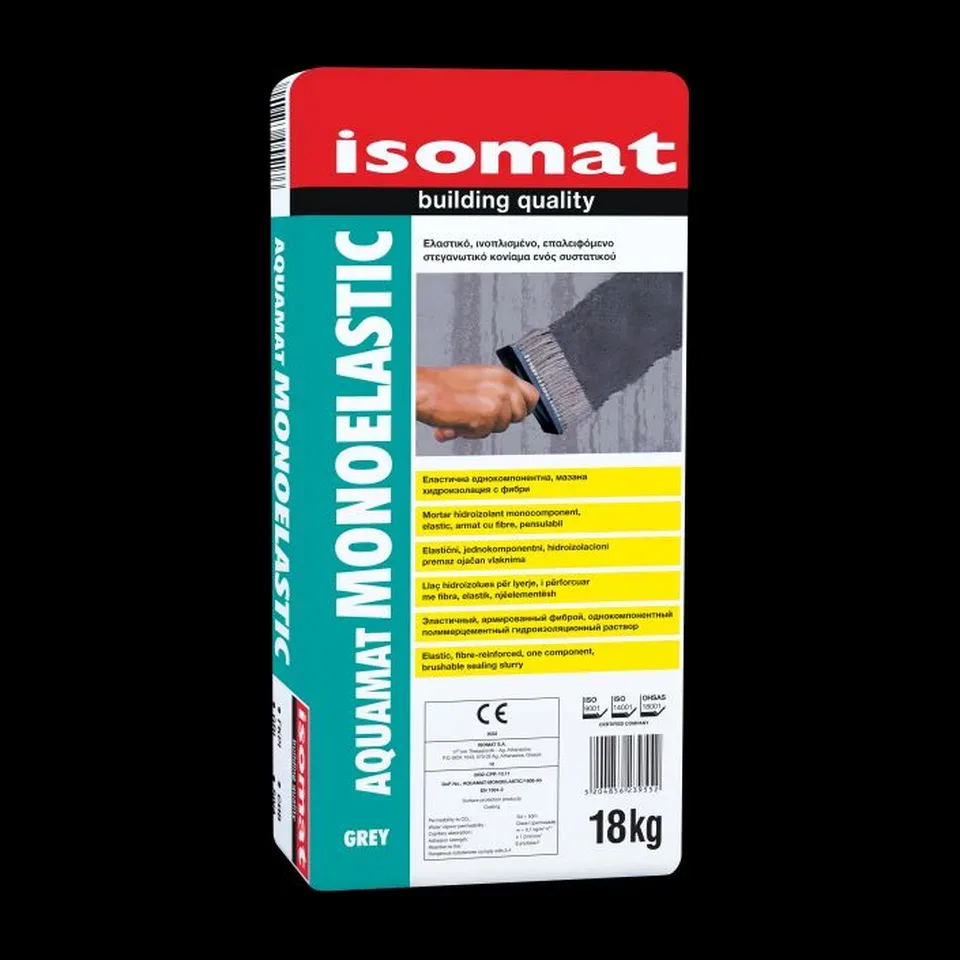 Hidroizolacioni premaz Isomat Aquamat-Monoelastic siva, 18 kg