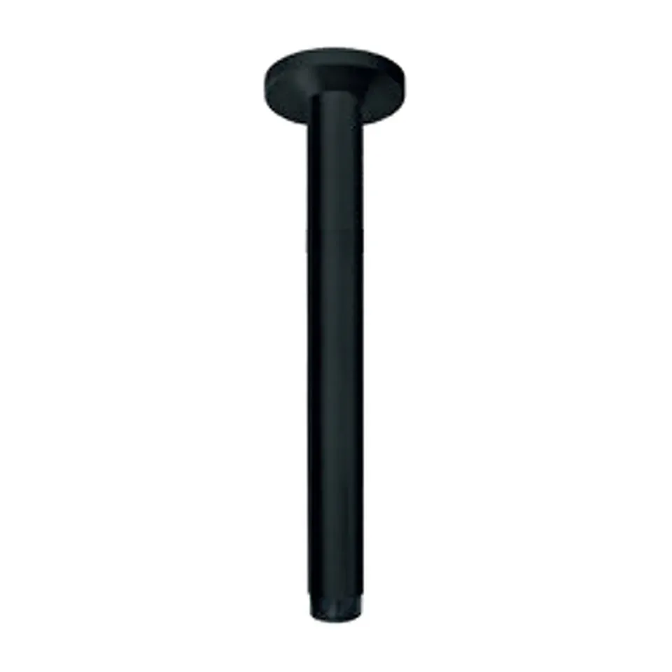 Konzola za tuš ružu Rosan Dark crna 30 cm za plafon
