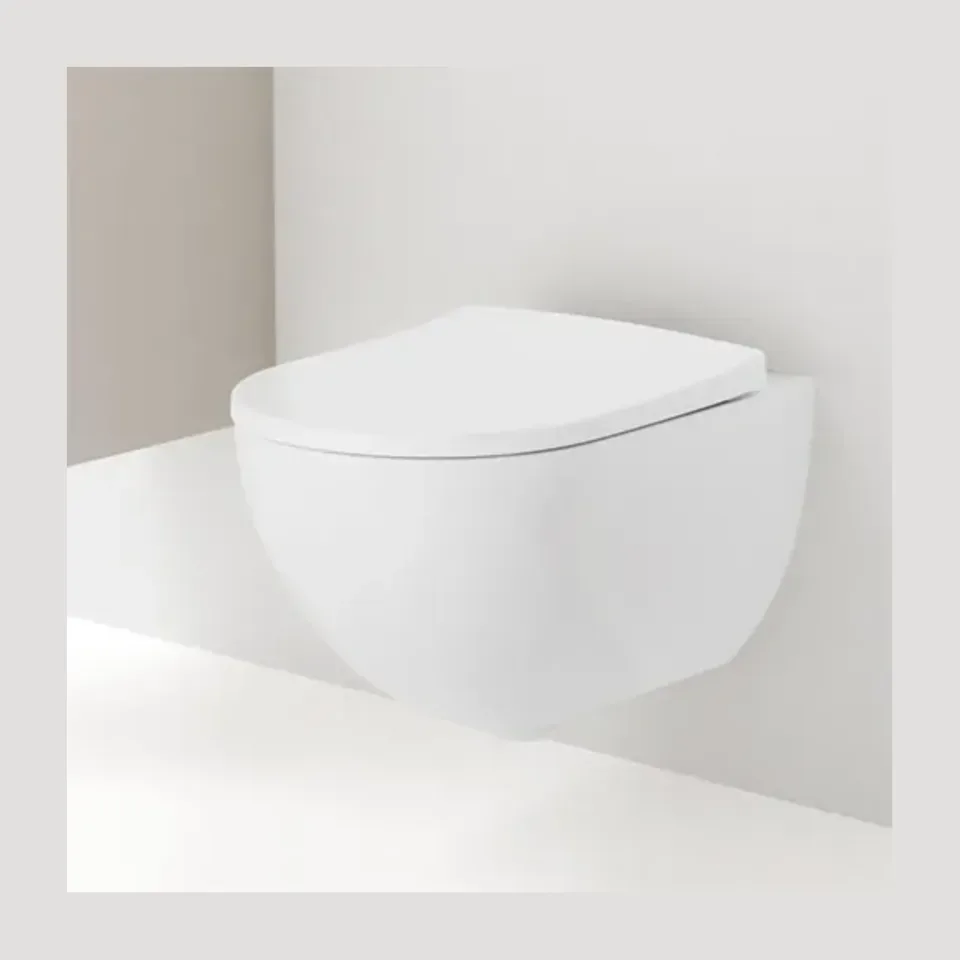 Konzolna wc šolja Geberit Acanto bela Rimfree; 35x51x41